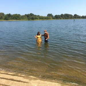 Baptism in Lake Fork